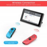 Wholesale Joy Con Controller Replacement for Nintendo Switch/Switch Lite, L/R Wireless Joy Pad with Wrist Strap, Alternatives Wired/Wireless Switch Remotes (Red/Blue)